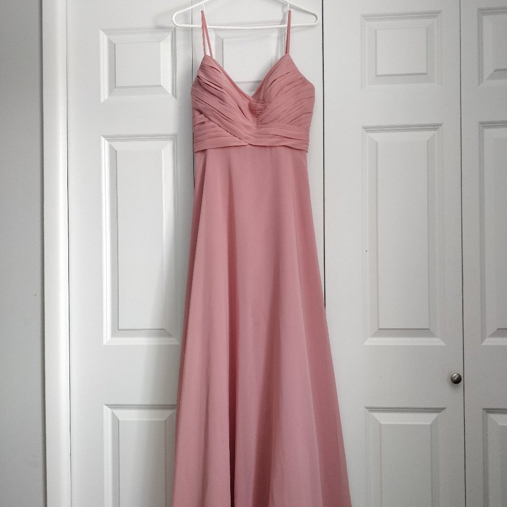 Christina Wu Dusty Rose Bridesmaid Dress